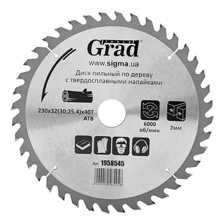 Grad 1958545 Wood saw blade with carbide tips 1958545