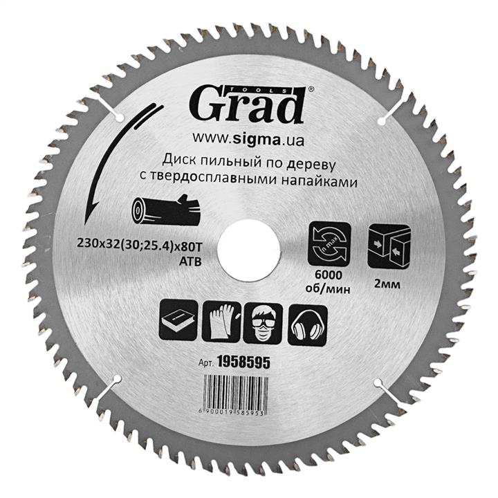 Grad 1958595 Wood saw blade with carbide tips 1958595
