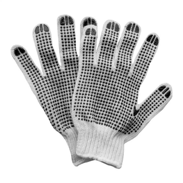 Sigma 9442321 Knitted gloves with dotted PVC coating r.9 (double-sided, cuffed) 9442321