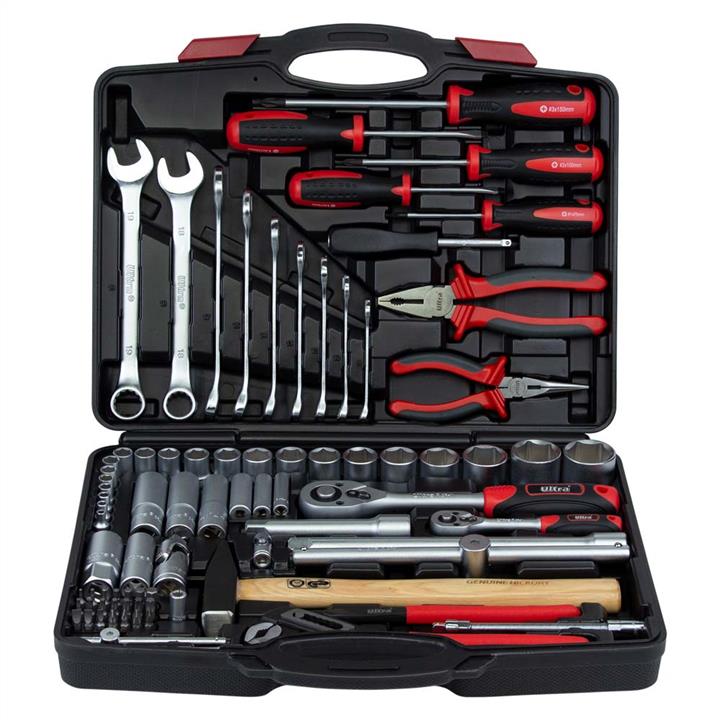 Ultra Set of tools, wrenches, sockets and bits 1&#x2F;4&quot;, 1&#x2F;2&quot; 80pcs CrV ULTRA (6001112) – price