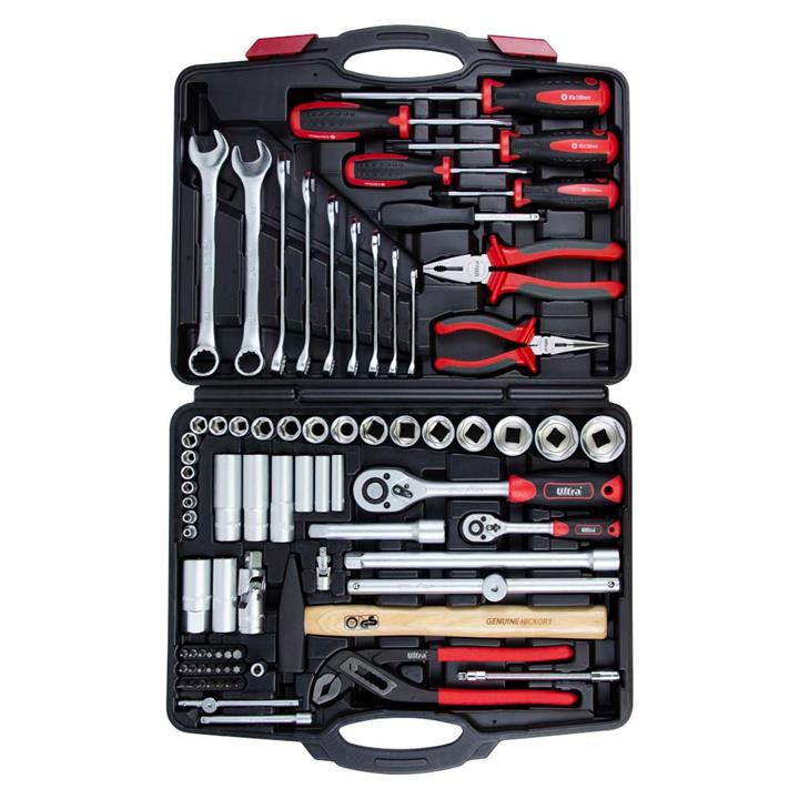 Set of tools, wrenches, sockets and bits 1&#x2F;4&quot;, 1&#x2F;2&quot; 80pcs CrV ULTRA (6001112) Ultra 6001112