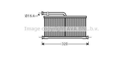 AVA AIA6397 Heat exchanger, interior heating AIA6397