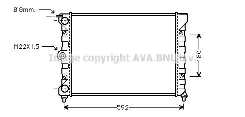 AVA VN2011 Radiator, engine cooling VN2011