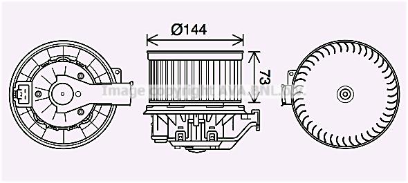 AVA FD8632 Electric motor FD8632