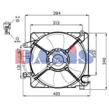Dasis 518115N Hub, engine cooling fan wheel 518115N