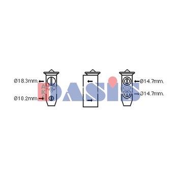 Dasis 840325N Air conditioner expansion valve 840325N