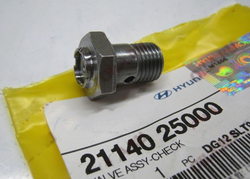 2114025000 Hyundai/Kia Oil return valve