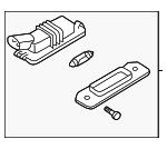 Licence Plate Lamp, towbar VAG 3D0 943 021 A