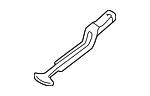 Bonnet opening handle VAG 3B0 823 593 D 01C