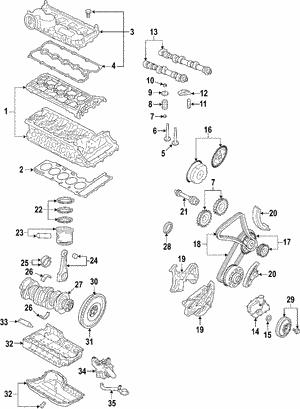 VAG 07K 109 077 D Intermediate Gear 07K109077D