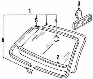Mirror Support VAG 6N0 845 543