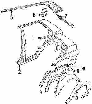 VAG 191 853 817 B TRIM 191853817B