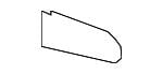 Bumper mesh Volkswagen Golf: 1K0853666P9B9 VAG Front bumper grill