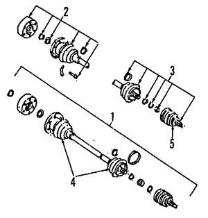 VAG 321 407 271 PX Drive shaft 321407271PX