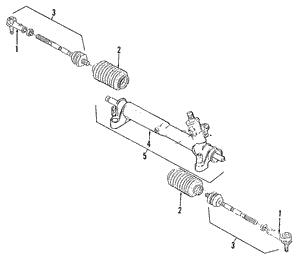 VAG 702 419 803 B Inner Tie Rod 702419803B