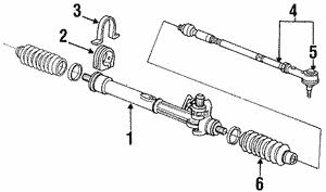 VAG 3A0 422 804 E Steering rod with tip, set 3A0422804E