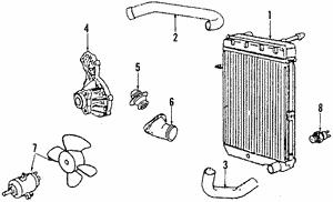 VAG 191959455A Radiator cooling fan motor 191959455A