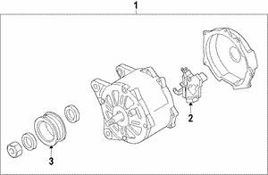 VAG 03H 903 023 K Alternator 03H903023K