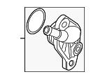 Coolant flange VAG 06K 121 132