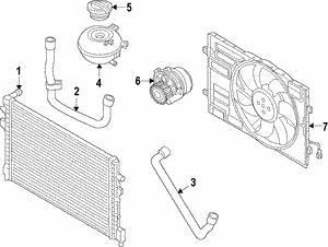 VAG 5Q0 121 251 HQ Engine cooling radiator 5Q0121251HQ 5Q0121251HQ VAG Engine cooling radiator