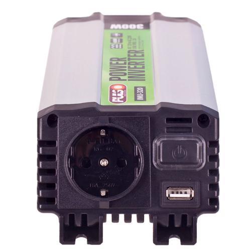 Voltage converter (inverter) PULSO IMU 320, 12V-220V, 300W, USB-5VDC 2A (IMU-320) Pulso IMU-320