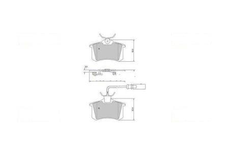 BDS375 StarLine Brake pad set