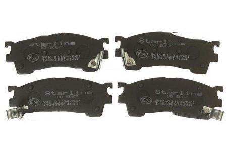 Brake pad kit Mazda MX-6: BDS067 StarLine Brake pad set