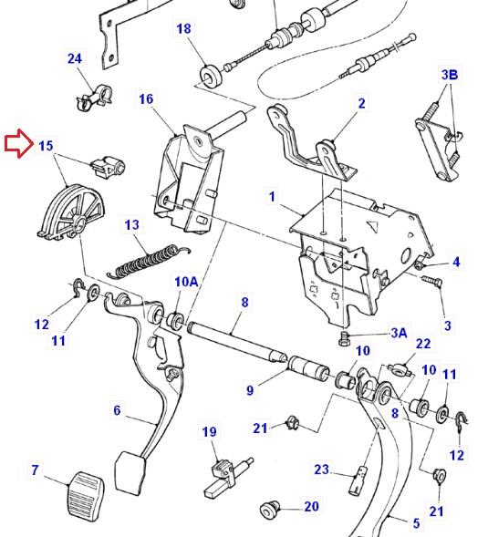 Ford 6 706 221 Clutch Adjustment Repair Kit 6706221