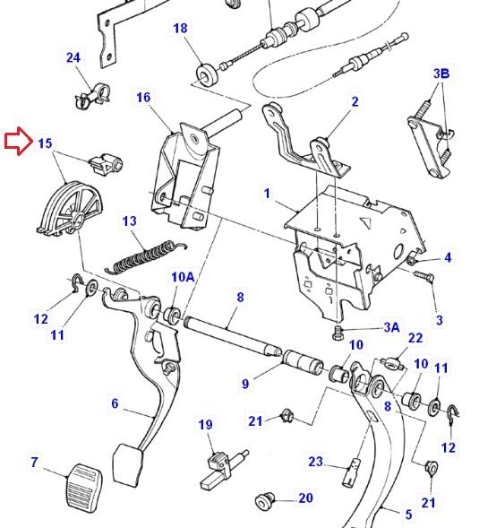 6706221 Ford Clutch Adjustment Repair Kit