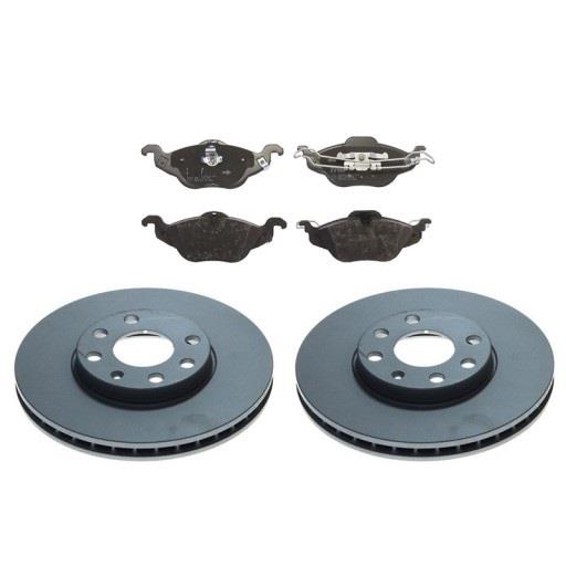  8684.00 Front ventilated brake discs with pads, set 868400
