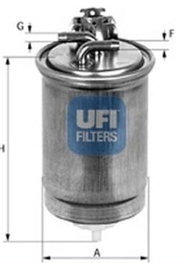 Ufi 24.404.00 Fuel filter 2440400