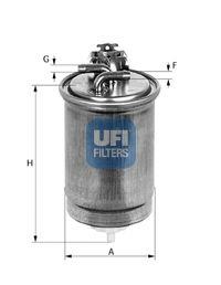 Ufi 24.426.00 Fuel filter 2442600