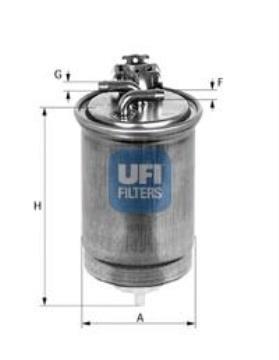 Ufi 24.440.00 Fuel filter 2444000