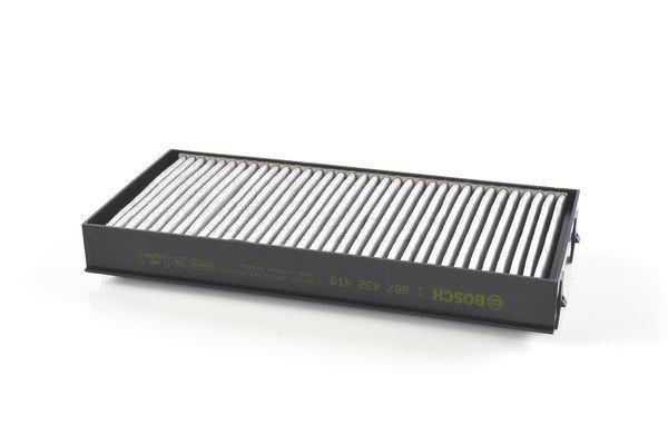 Cabin filter with activated carbon Bosch 1 987 432 419