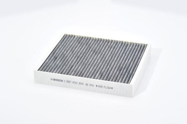 Cabin filter with activated carbon Bosch 1 987 432 304