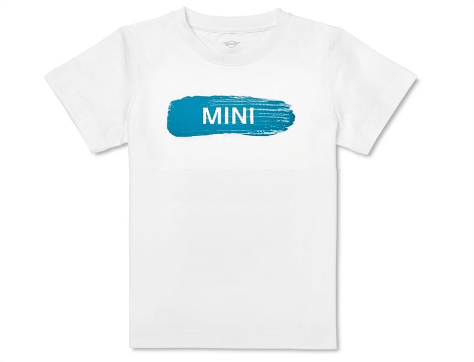 BMW 80 14 2 460 835 MINI Wordmark T-Shirt Kids, White/Island, 128 cm. 80142460835