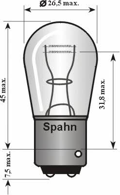 Spahn gluhlampen BL2015 Glow bulb P21/4W 12V 21/4W BL2015
