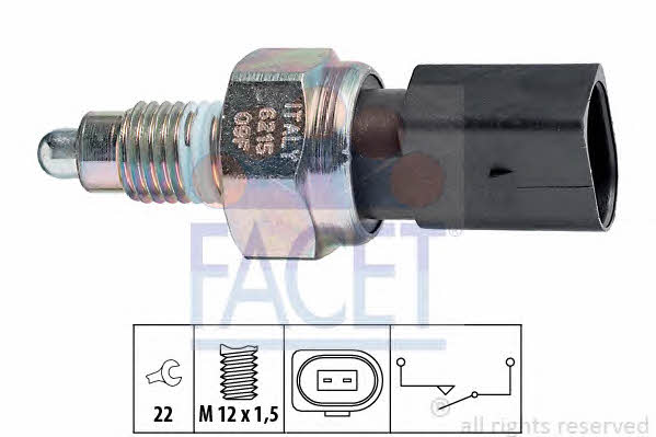 Reverse light switch Facet 7.6215