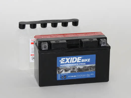 Exide YT7B-BS Battery Exide 12V 6,5AH 85A(EN) L+ YT7BBS