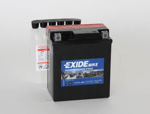 Exide YTX7L-BS Battery Exide 12V 6AH 100A(EN) R+ YTX7LBS