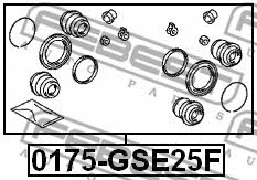 Febest Brake caliper repair kit – price [object Object] PLN