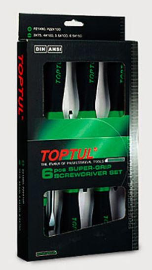 Toptul GAAE0604 A set of 6 screwdrivers. GAAE0604