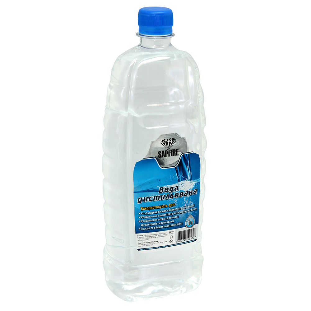 Distilled water, 1 L Sapfire 505007