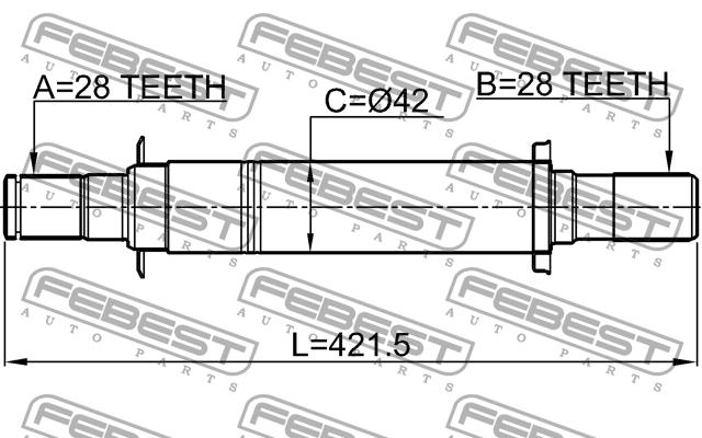 Buy Febest 1212-CM10AT2WD at a low price in United Arab Emirates!
