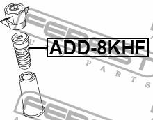 Front shock absorber bump Febest ADD-8KHF