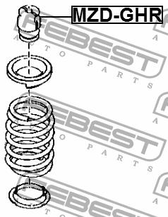 Febest Rear shock absorber bump – price 60 PLN