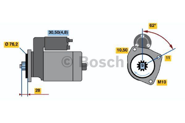Bosch Starter – price 888 PLN