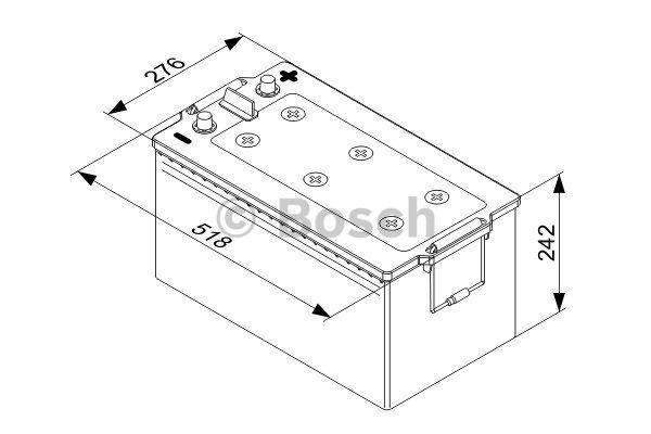 Bosch Battery Bosch 12V 215Ah 1150A(EN) L+ – price 1085 PLN