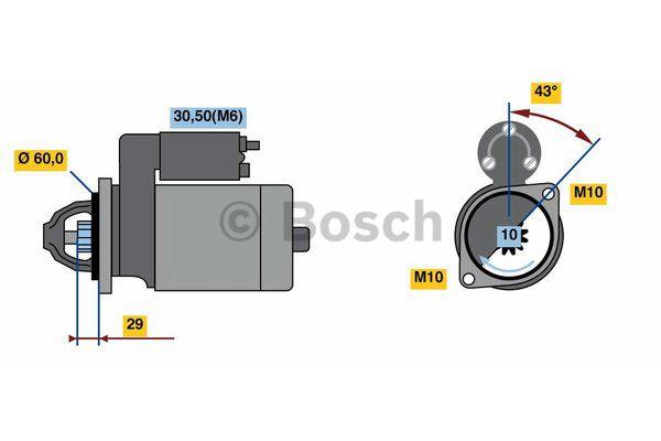 Bosch Starter – price 631 PLN
