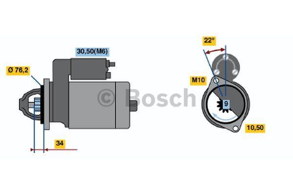 Starter Bosch 0 001 115 022